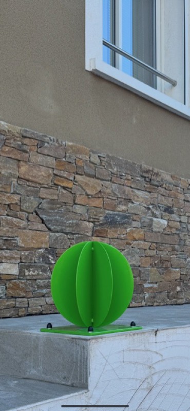 fabrication sur mesure  de cactus en acier à Toulon ( var ) 